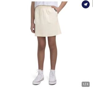 NWT Converse Cream Elastic Waist Skirt- multi sizes